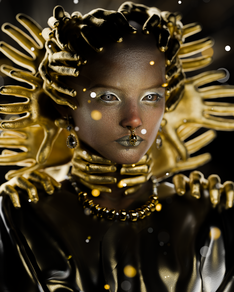 Lumenia — original 3D artwork by Lucifear